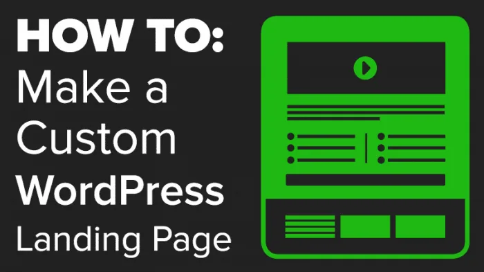 How To Make a WordPress Landing Page Template w/ Gravity Forms