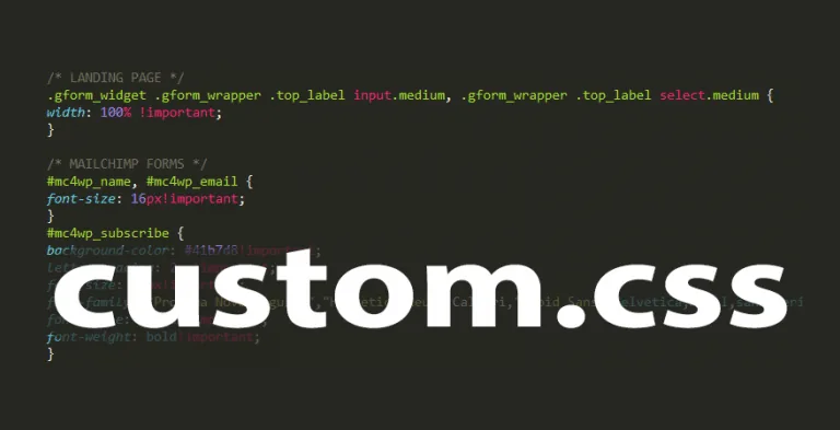 How To Use a Custom Stylesheet in WordPress